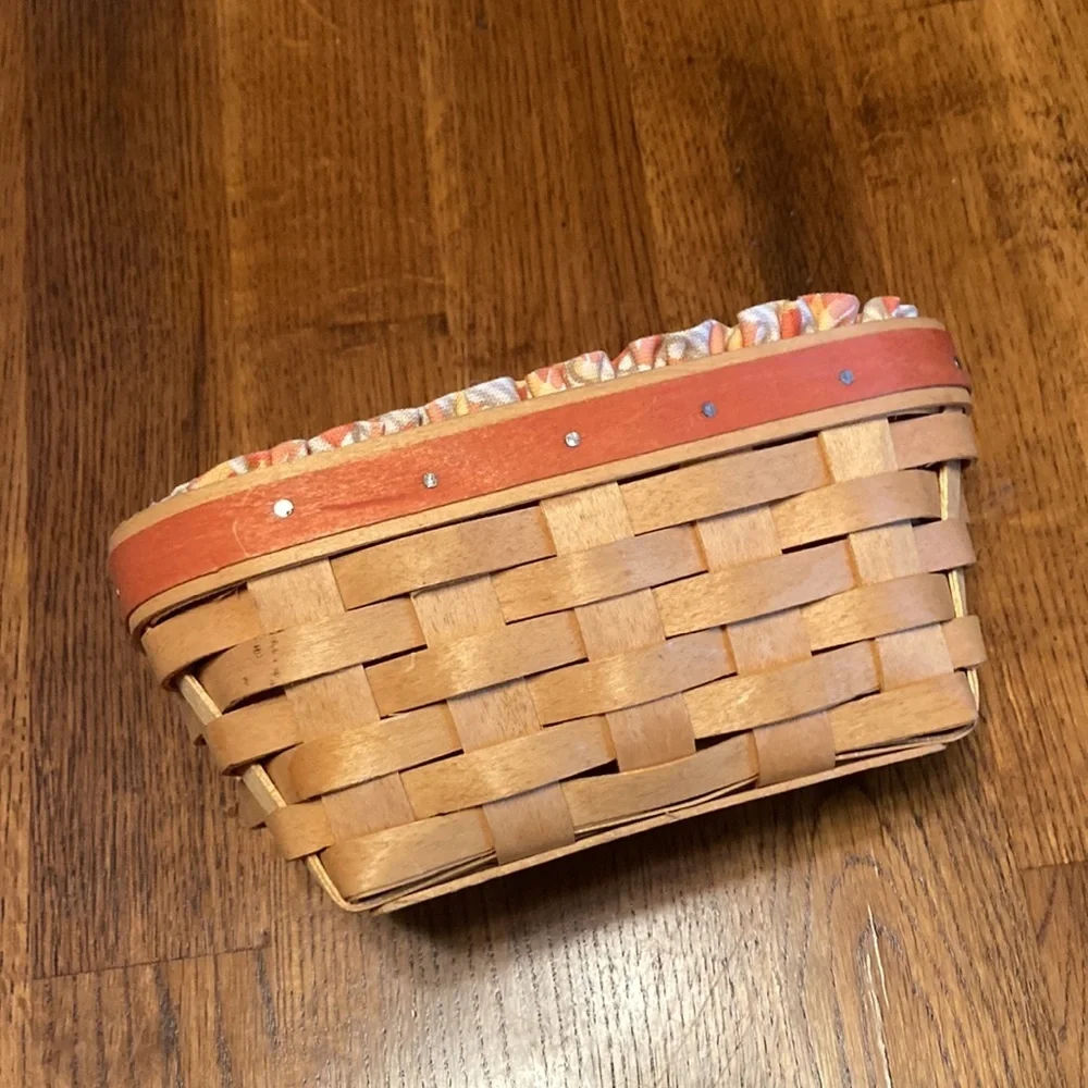 LONGABERGER 1999 Candy Corn Basket Combo